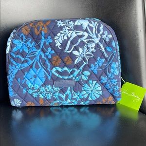 Vera Bradley Large zip cosmetic travel case